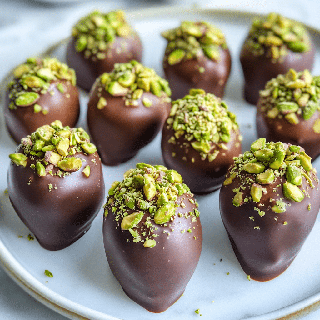 Dubai Chocolate Strawberries – A Simple Homemade Take on the Viral Dessert 8 Dubai chocolate strawberries filled with pistachio butter