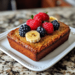 Cottage Cheese Banana Bread That’s Moist, Healthy & Surprisingly Delicious 9 Cottage cheese banana bread made with ripe bananas and berries
