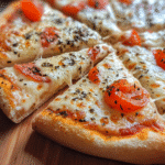Cottage Cheese Pizza Crust – 5-Minute Delicious, High-Protein Recipe 11 Cottage cheese pizza crust baked golden and topped with fresh ingredients