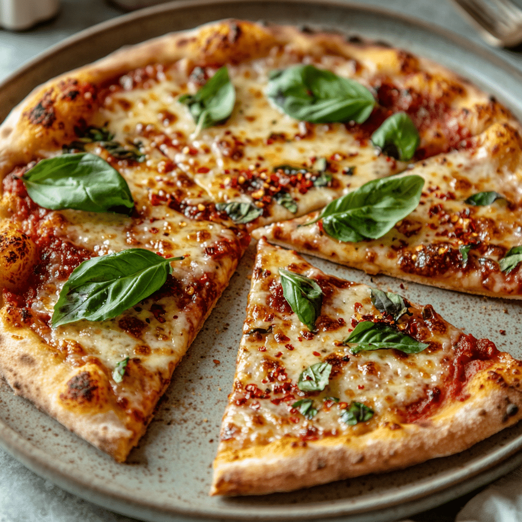 Cottage Cheese Pizza Crust – 5-Minute Delicious, High-Protein Recipe 7 Cottage cheese pizza crust baked golden and topped with fresh ingredients