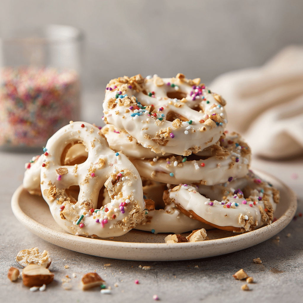 White Chocolate Pretzels – Sweet, Salty, and Perfect for Gifting 8 White chocolate pretzels