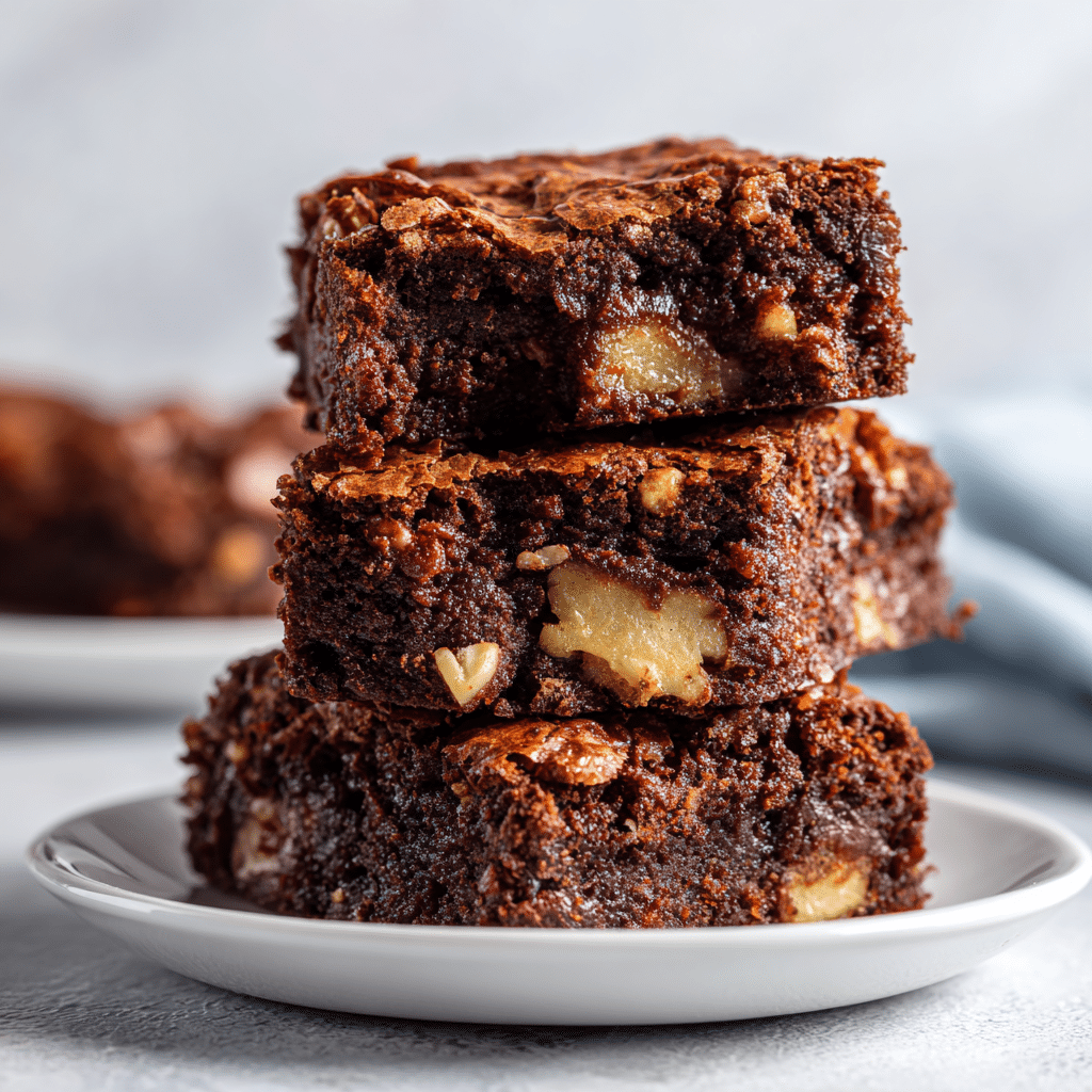 Easy Apple Brownies with Cinnamon and Pecans 4 Easy Apple Brownies with Cinnamon and Pecans