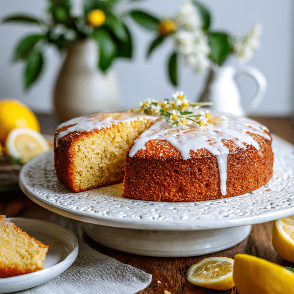 Healthier Lemon Olive Oil Cake (Gluten Free) 4 Healthier Lemon Olive Oil Cake