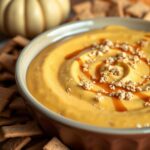 Healthy Pumpkin Pie Dip - The Ultimate Autumn Appetizer 9 Pumpkin pie dip with apples and graham crackers