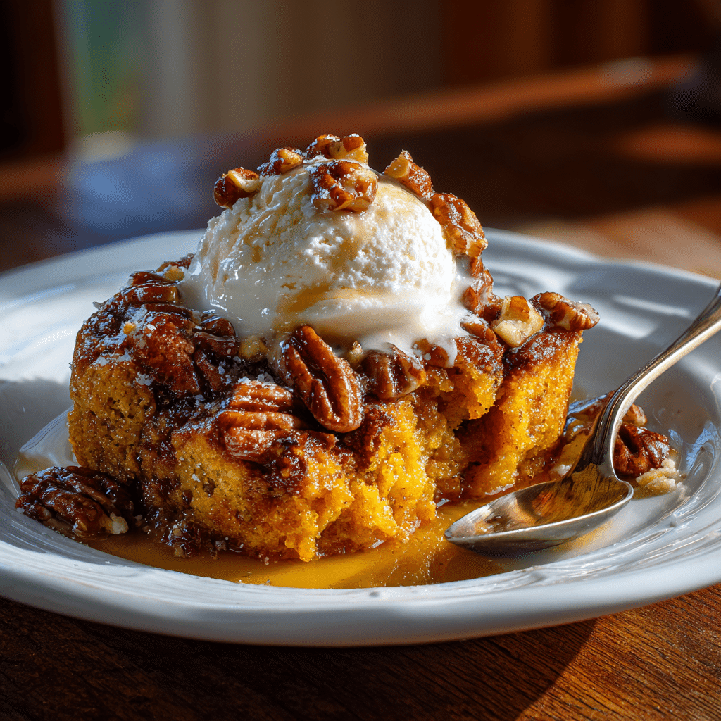 Easy Pumpkin Pecan Cake – Warm & Spiced Fall Dessert 4 Easy Pumpkin Pecan Cake – Warm & Spiced Fall Dessert