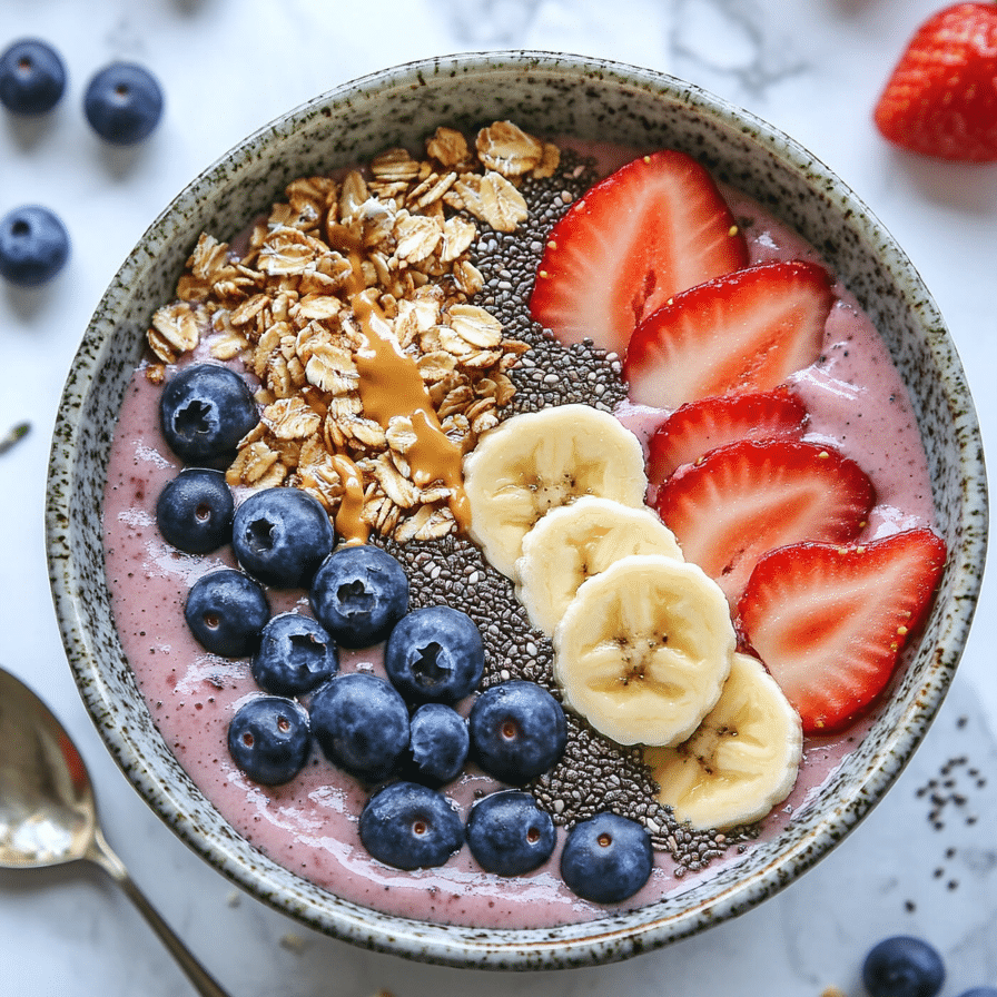 Berry Banana Smoothie Bowl – The Breakfast That Feels Like a Treat 3 Berry Banana Smoothie Bowl
