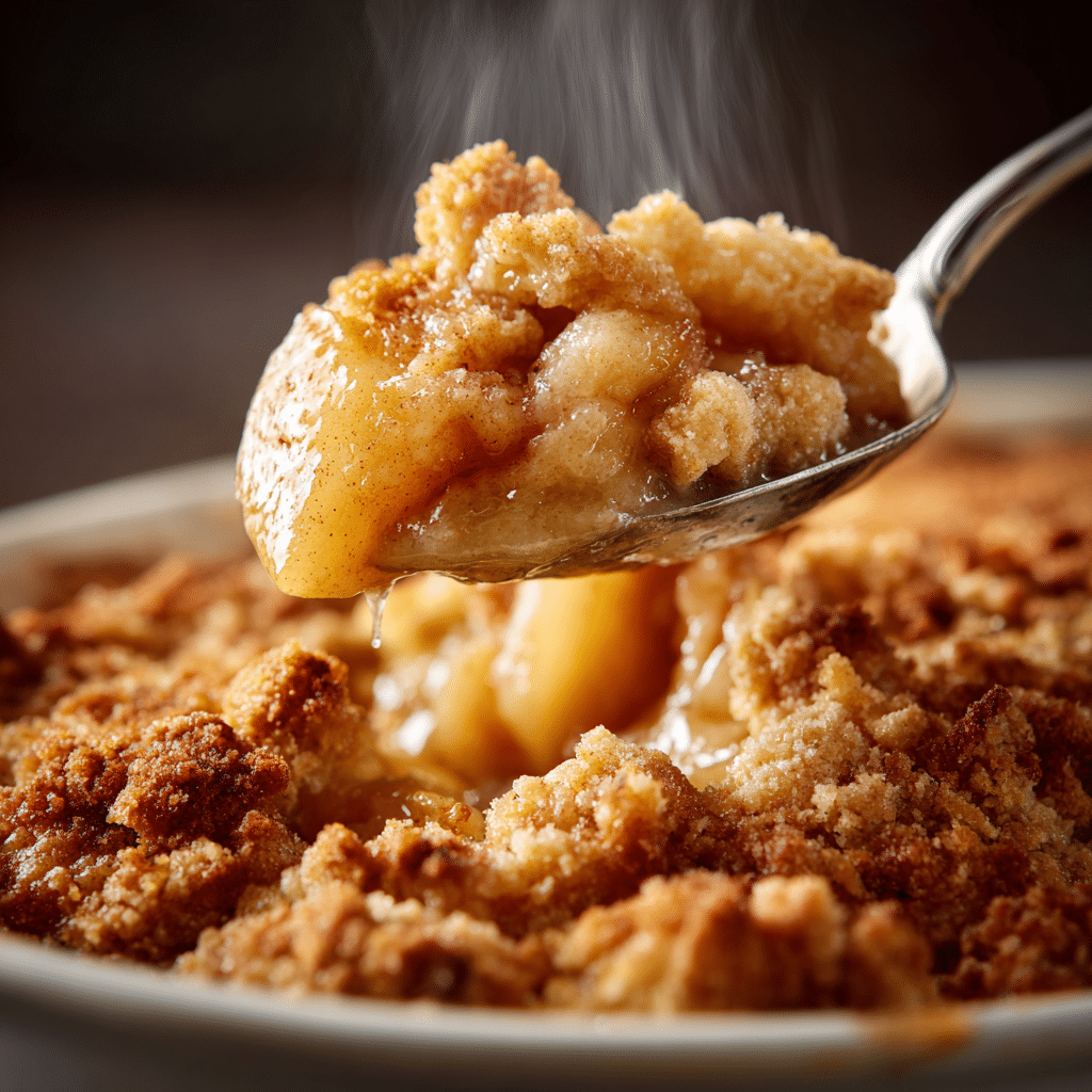 Best Homemade Apple Cobbler with Crispy Topping 6 Delicious homemade apple cobbler with a golden crust and spiced apple filling