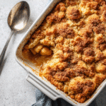Best Homemade Apple Cobbler with Crispy Topping 7 Delicious homemade apple cobbler with a golden crust and spiced apple filling