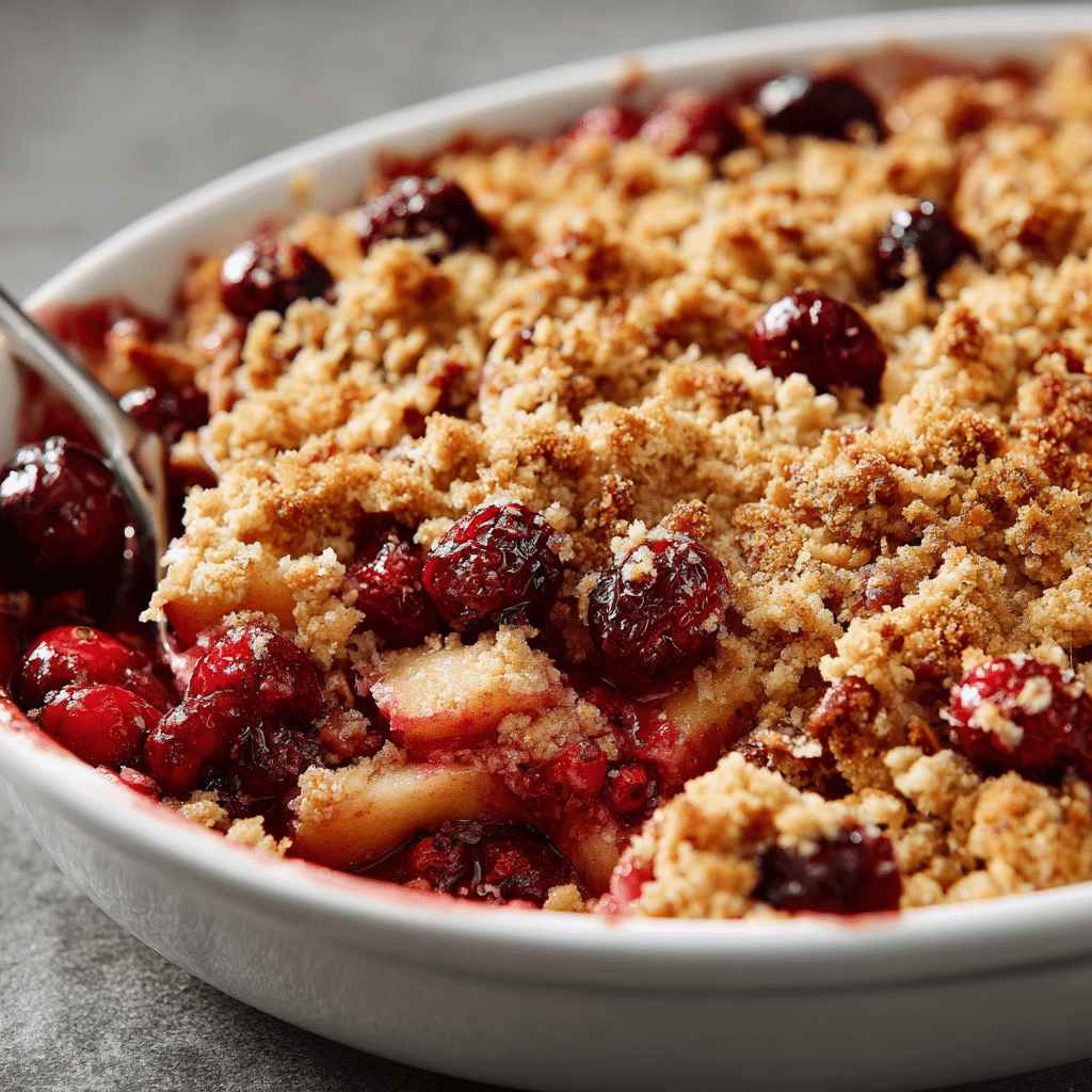 Easy Delightful Cranberry Apple Crumble 5 Cranberry Apple Crumble