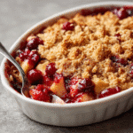 Easy Delightful Cranberry Apple Crumble 7 Delicious Cranberry Apple Crumble dessert with crispy topping