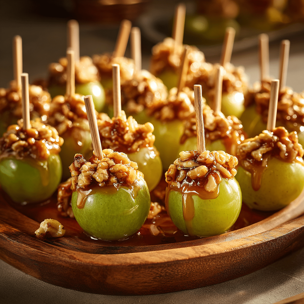 Best Caramel Apple Grapes – Easy No-Bake Party Snack 5 Delicious caramel apple grapes for a sweet and healthy treat.