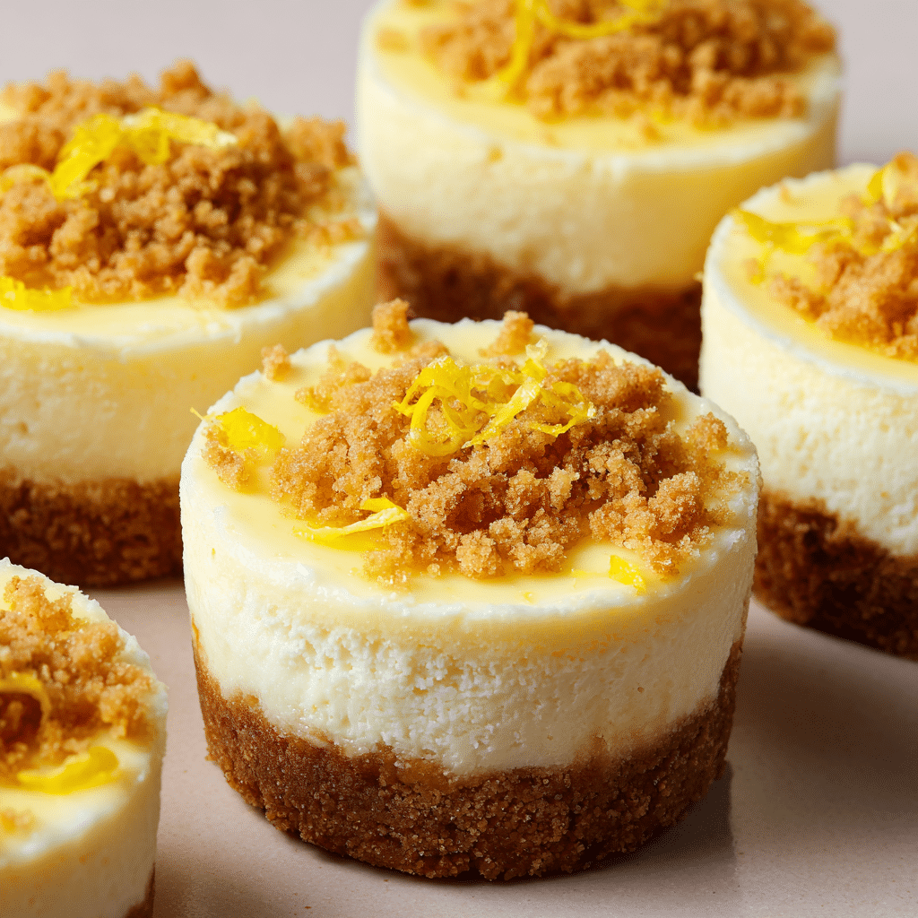 Mini Lemon Cheesecakes – Creamy, Tangy & Easy to Make 5 Mini Lemon Cheesecakes – Creamy, Tangy & Easy to Make
