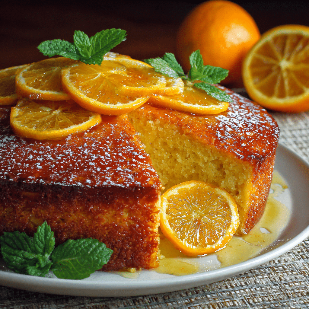 Sicilian Whole Orange Cake – Moist, Fragrant & Easy Recipe 6 Sicilian Whole Orange Cake topped with orange slices