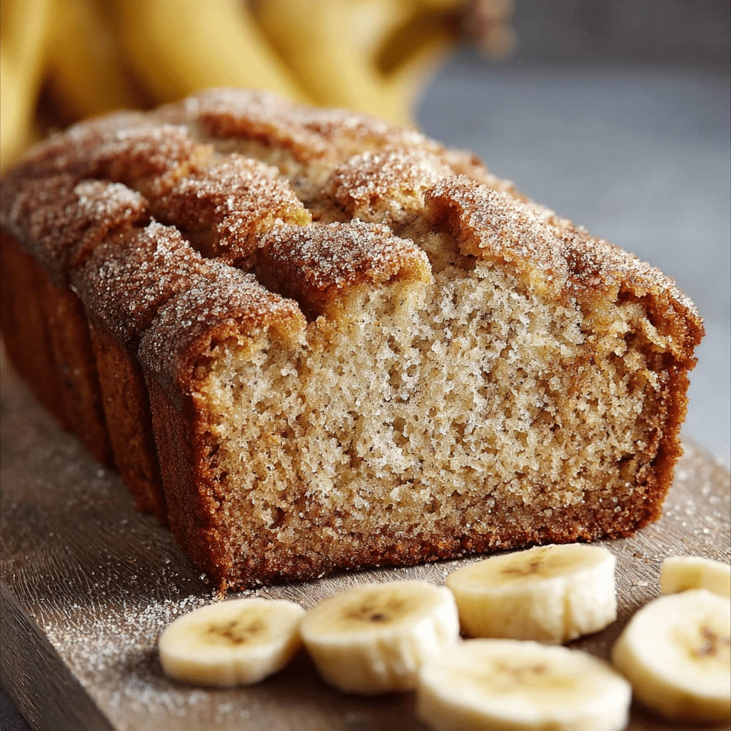 Easy Snickerdoodle Banana Bread with Cinnamon-Sugar Topping 4 Easy Snickerdoodle Banana Bread with Cinnamon-Sugar Topping