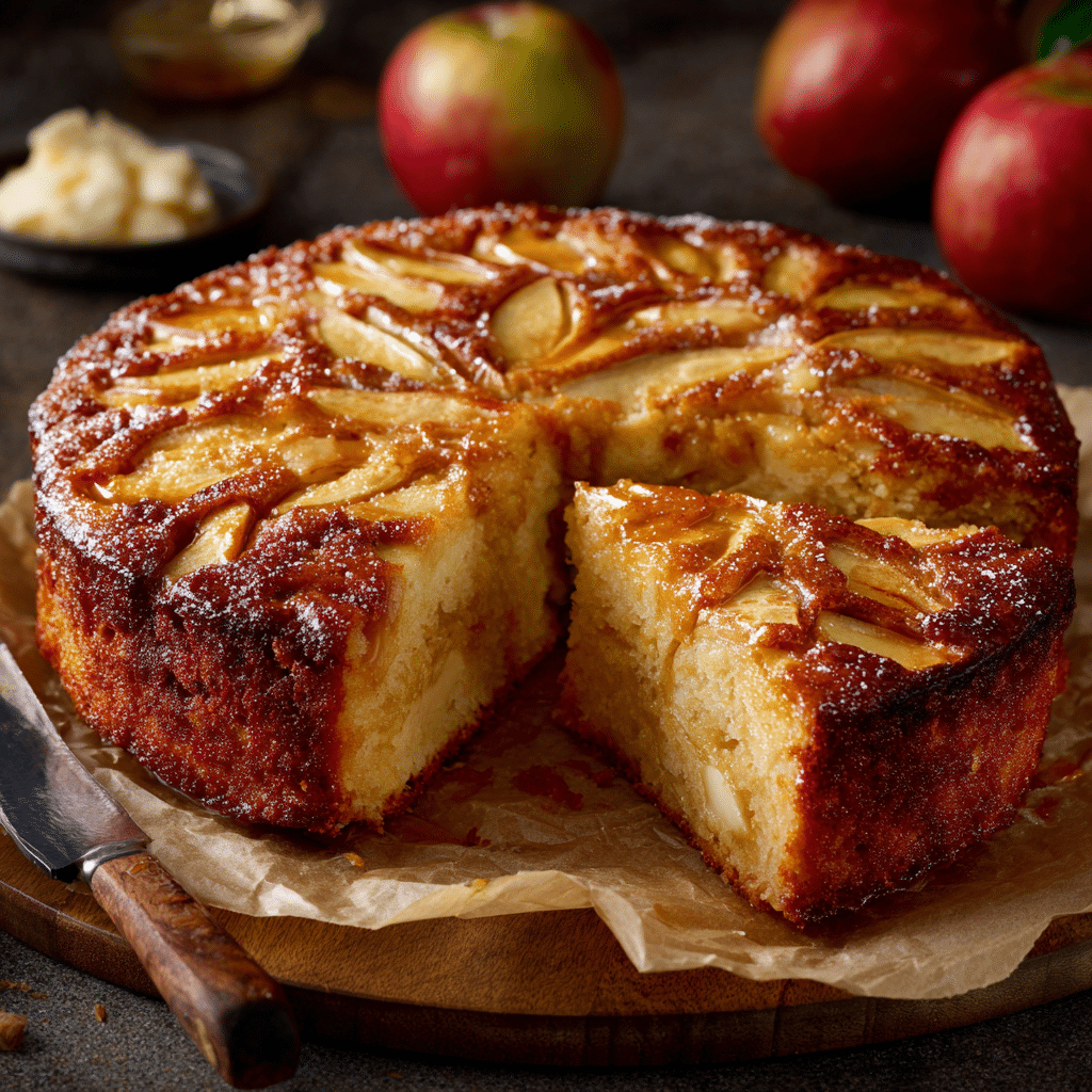 Easy Swedish Apple Cake – Traditional Scandinavian Dessert 4 Delicious Swedish Apple Cake with fresh apples and cinnamon