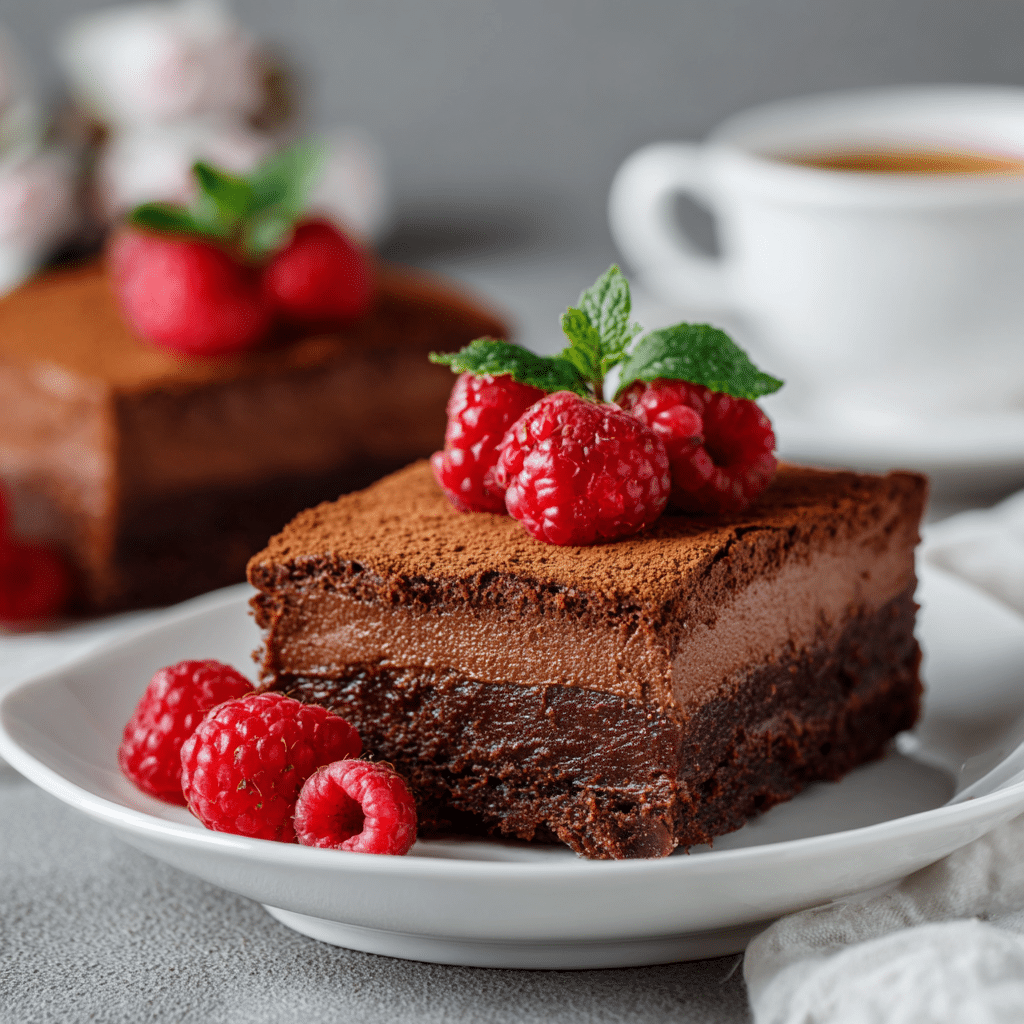 Chocolate Mousse Brownies: Creamy Layers With Decadent Flavor 10 Two layers, one indulgent bite—these mousse brownies are pure chocolate bliss.