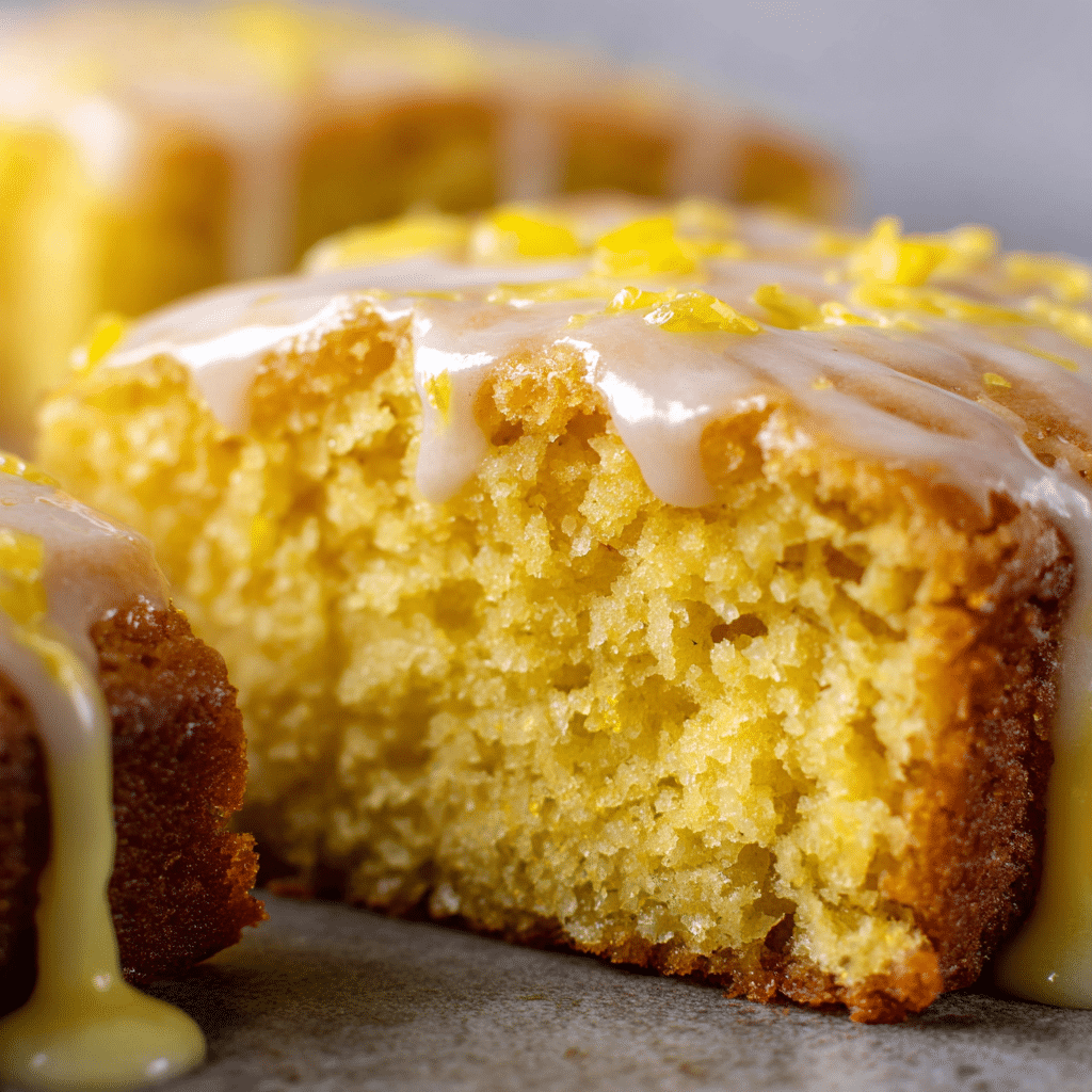 Lemon Brownie Bars: The Perfect Balance of Fudgy and Bright 7 Close-up of a lemon brownie bar with tangy glaze and chewy texture.
