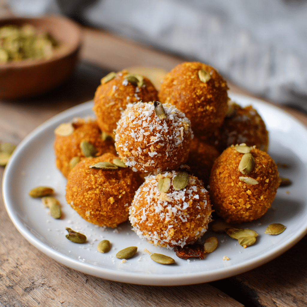 3-Ingredient Pumpkin Bites – Easy, Gluten-Free & Eggless Treat 5 Delicious gluten-free pumpkin bites made with 3 ingredients