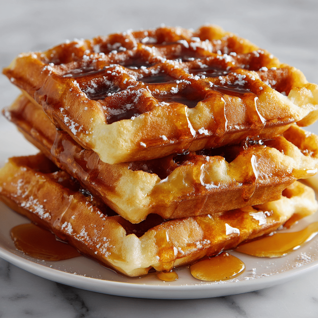 Belgian Liege Waffles – Authentic, Sweet, and Perfectly Caramelized Treat 5 Delicious Belgian Liege waffles with caramelized sugar topping