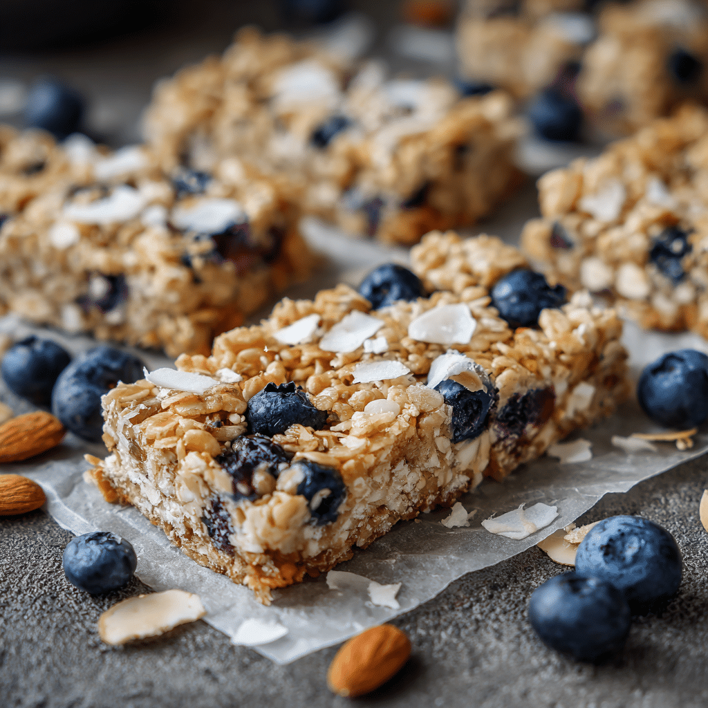 Blueberry Vanilla Greek Yogurt Granola Bars: A Deliciously Energizing Snack 5 Blueberry Vanilla Greek Yogurt Granola Bars for a healthy snack