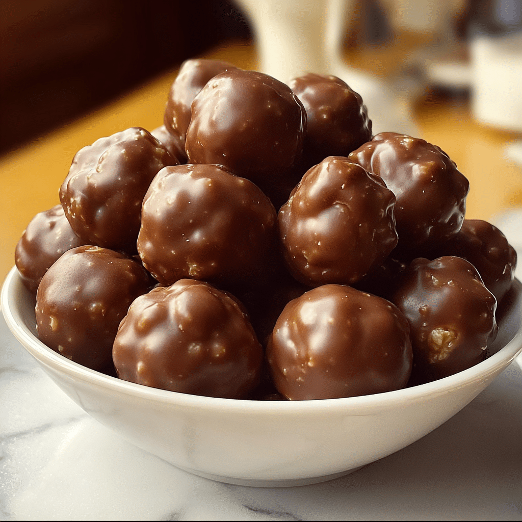 Easy Butterfinger Balls – Peanut Butter Chocolate Bliss 6 Delicious Butterfinger Balls dessert made with chocolate and peanut butter.
