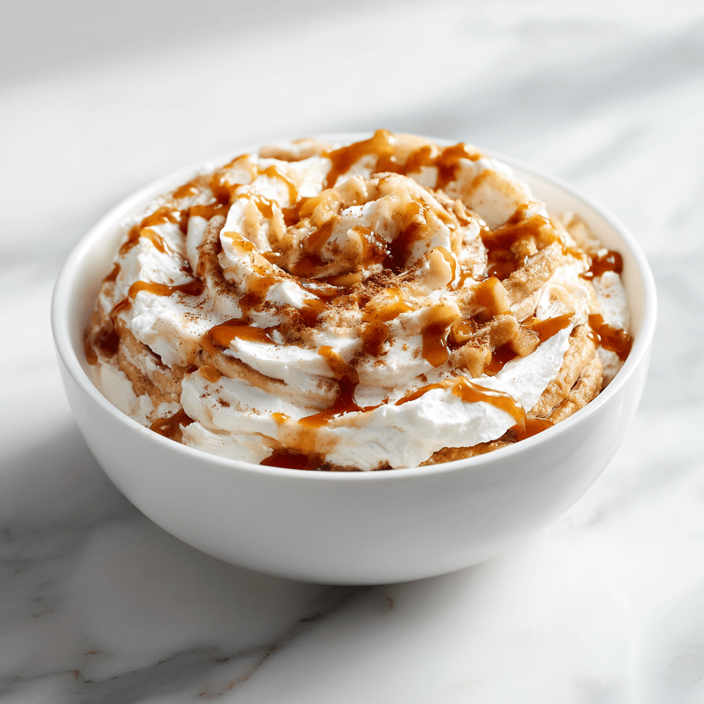 Delicious Cinnamon Roll Dip – Creamy, Sweet & Perfect for Sharing 4 Bowl of creamy and sweet cinnamon roll dip
