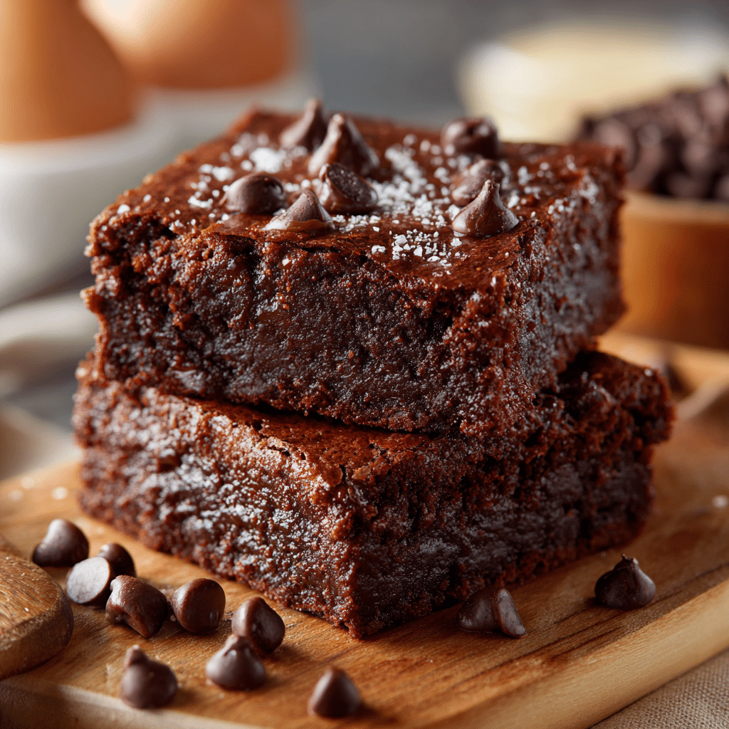 Cottage Cheese Brownies: Guilt-Free, Chocolatey Dessert Idea 6 Deliciously healthy Cottage Cheese Brownies topped with chocolate and nuts.