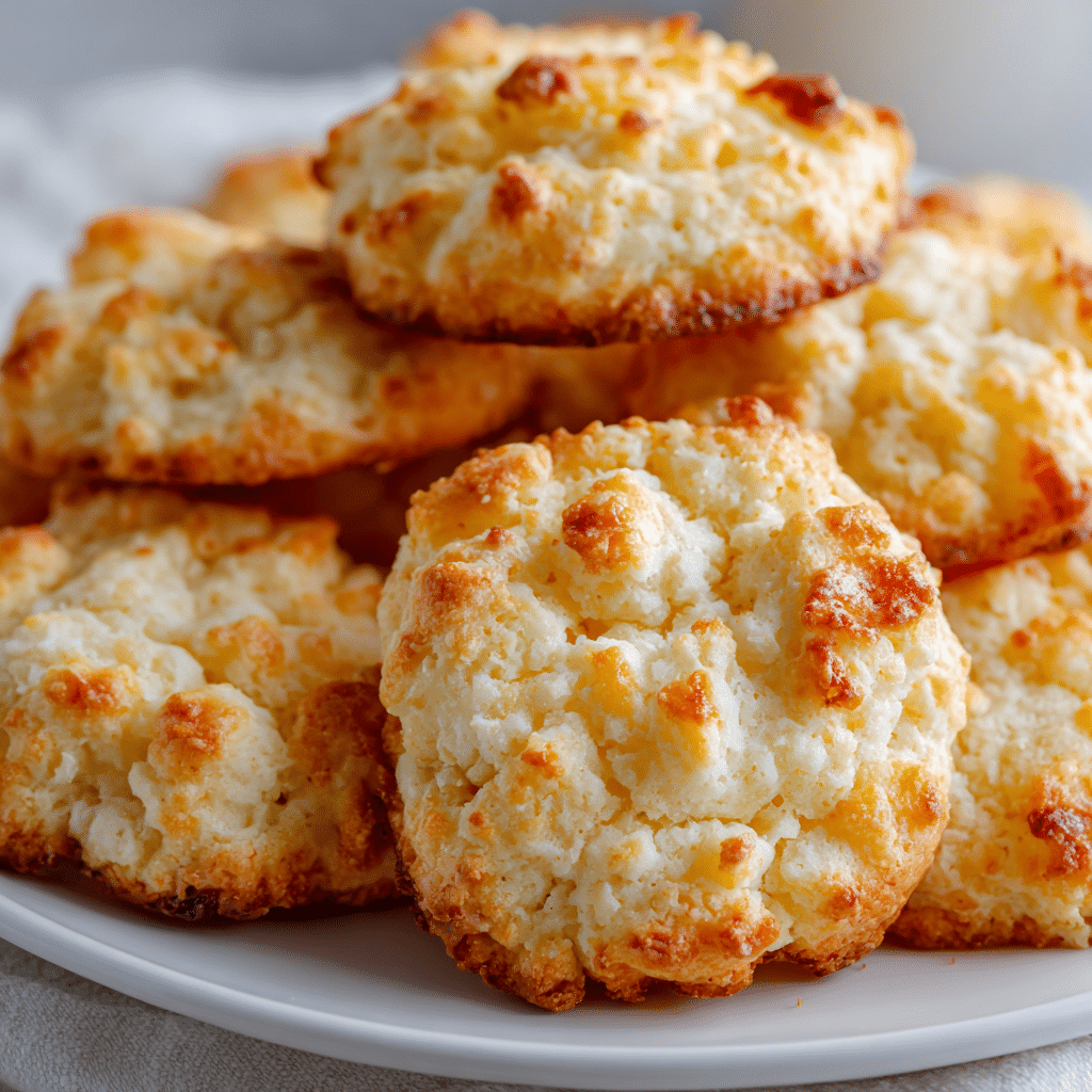 Best Cottage Cheese Cookies – Easy Baking with Protein Boost 5 Delicious homemade Cottage Cheese Cookies on a plate