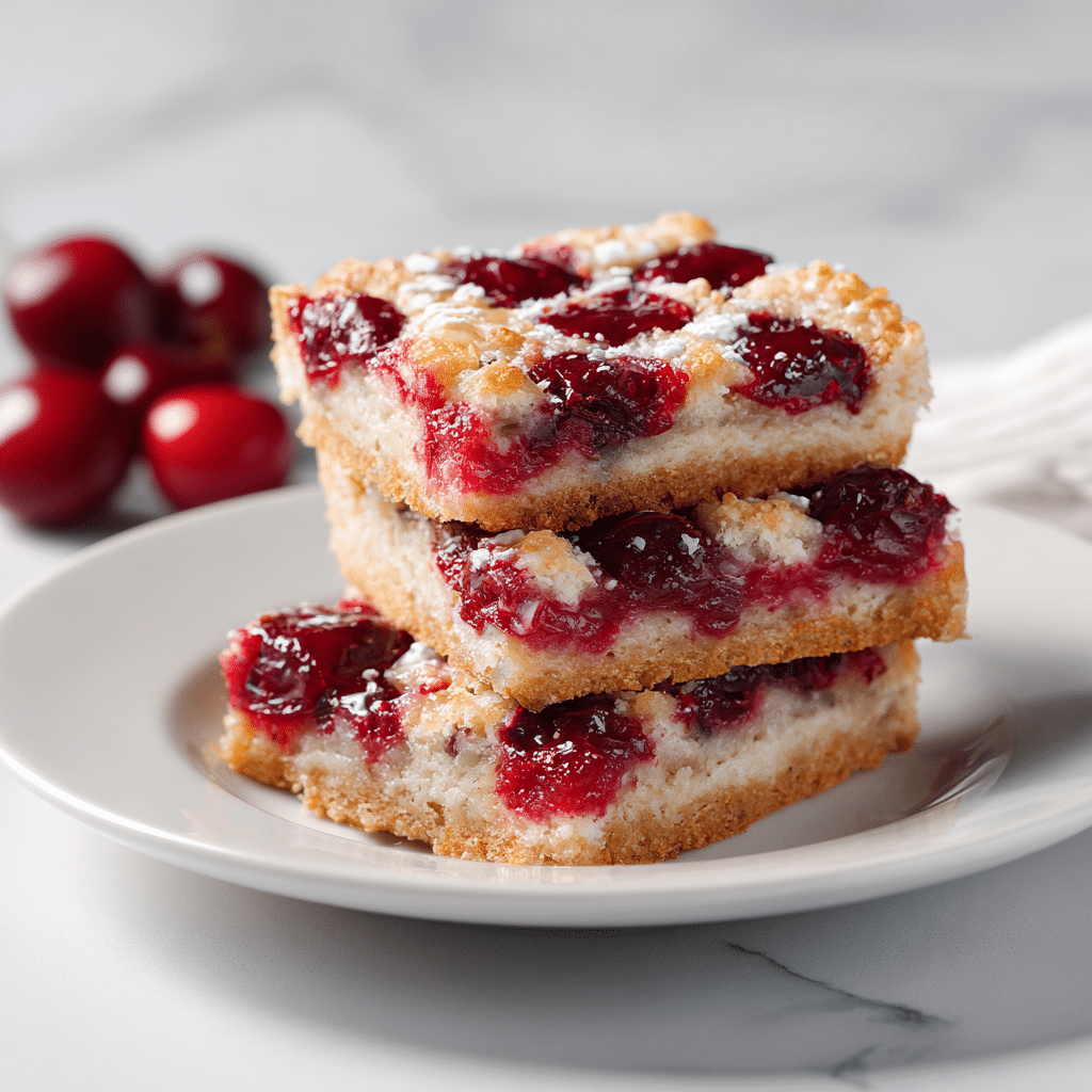 Easy Cherry Bars: Sweet, Buttery & Perfect for Any Occasion 6 Delicious homemade cherry bars recipe download on Etsy