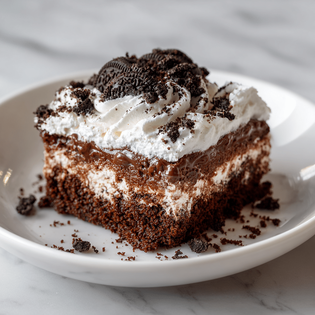 Classic Easy Dirt Cake Recipe | Chocolate, Oreo & Fudge Layers 5 Easy Dirt Cake with chocolate layers and gummy worms for decoration
