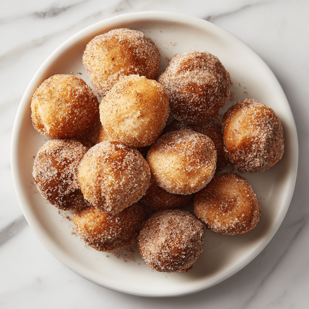 Air Fryer Churro Bites Recipe: Crispy, Sweet & Perfectly Healthy 5 Healthy air fryer churro bites served on a plate with cinnamon sugar