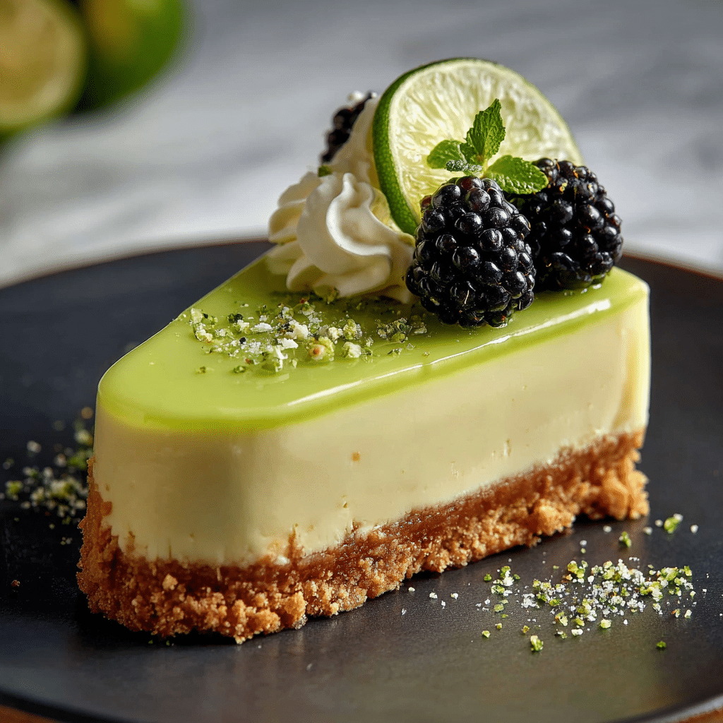 Easy Lime Mousse Cheesecake Recipe – A Zesty, No-Fuss Treat 6 Delicious Lime Mousse Cheesecake topped with lime zest and cream