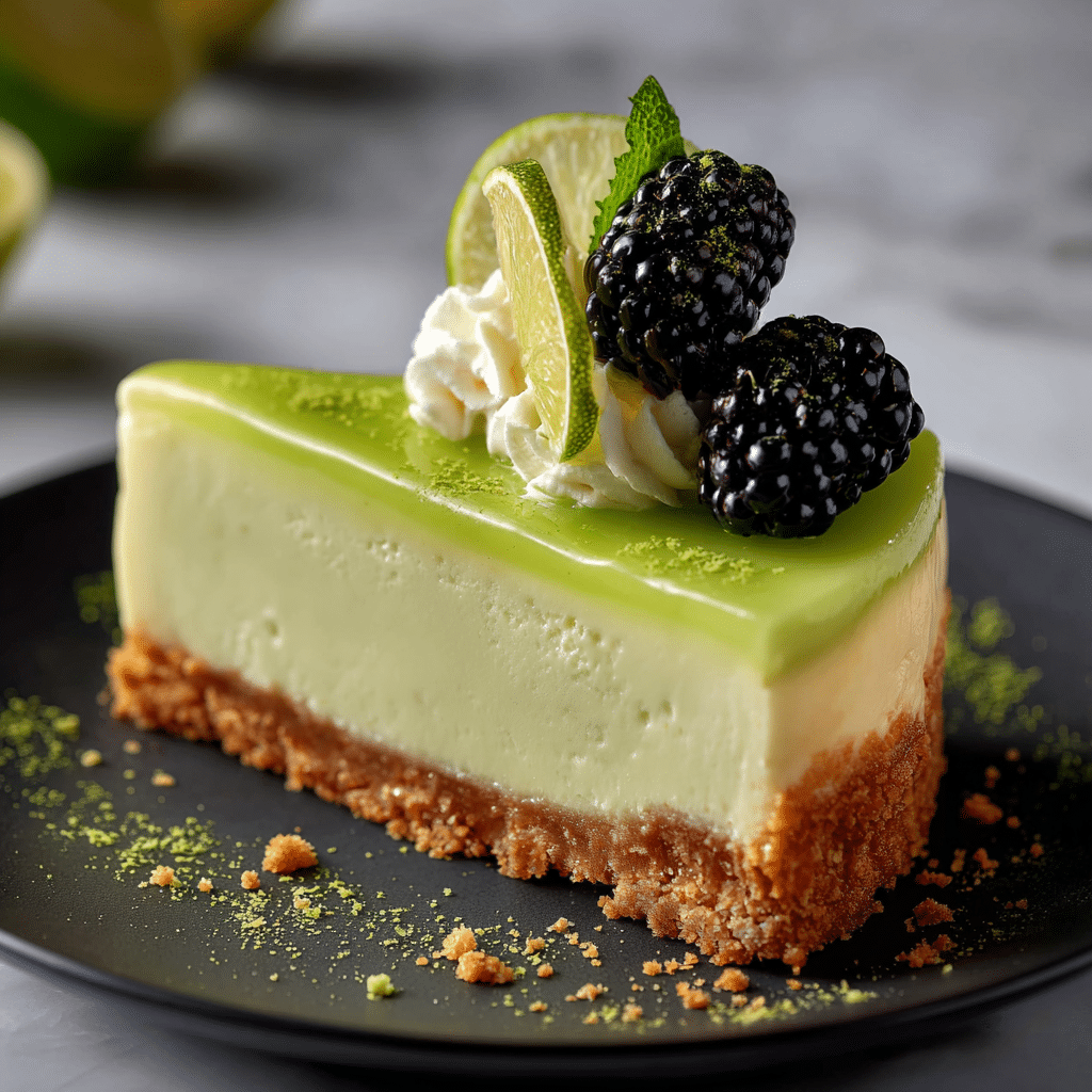Easy Lime Mousse Cheesecake Recipe – A Zesty, No-Fuss Treat 5 Delicious Lime Mousse Cheesecake topped with lime zest and cream