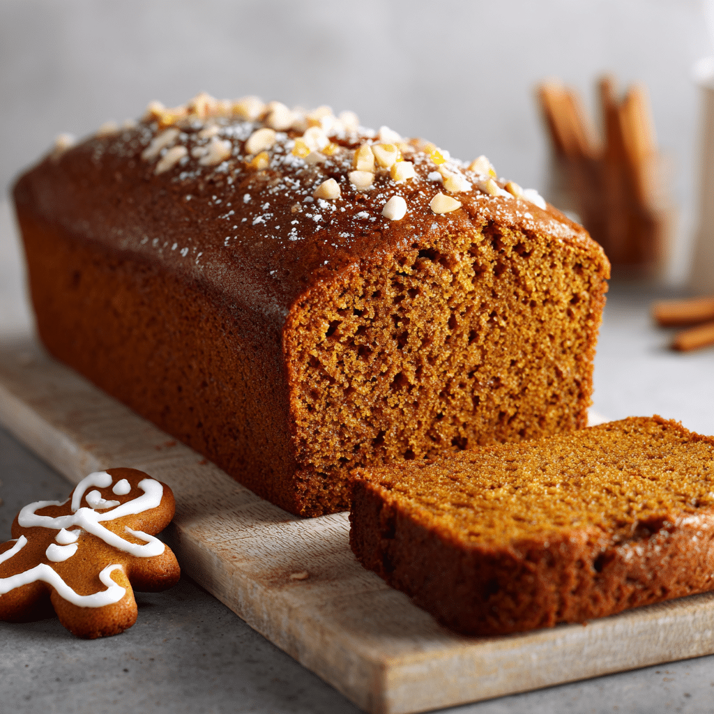 Easy Homemade Gingerbread | Classic Spiced Loaf for Cozy Days 5 sliced gingerbread loaf! Warm, spiced, and perfectly moist, filled with cinnamon, ginger.
