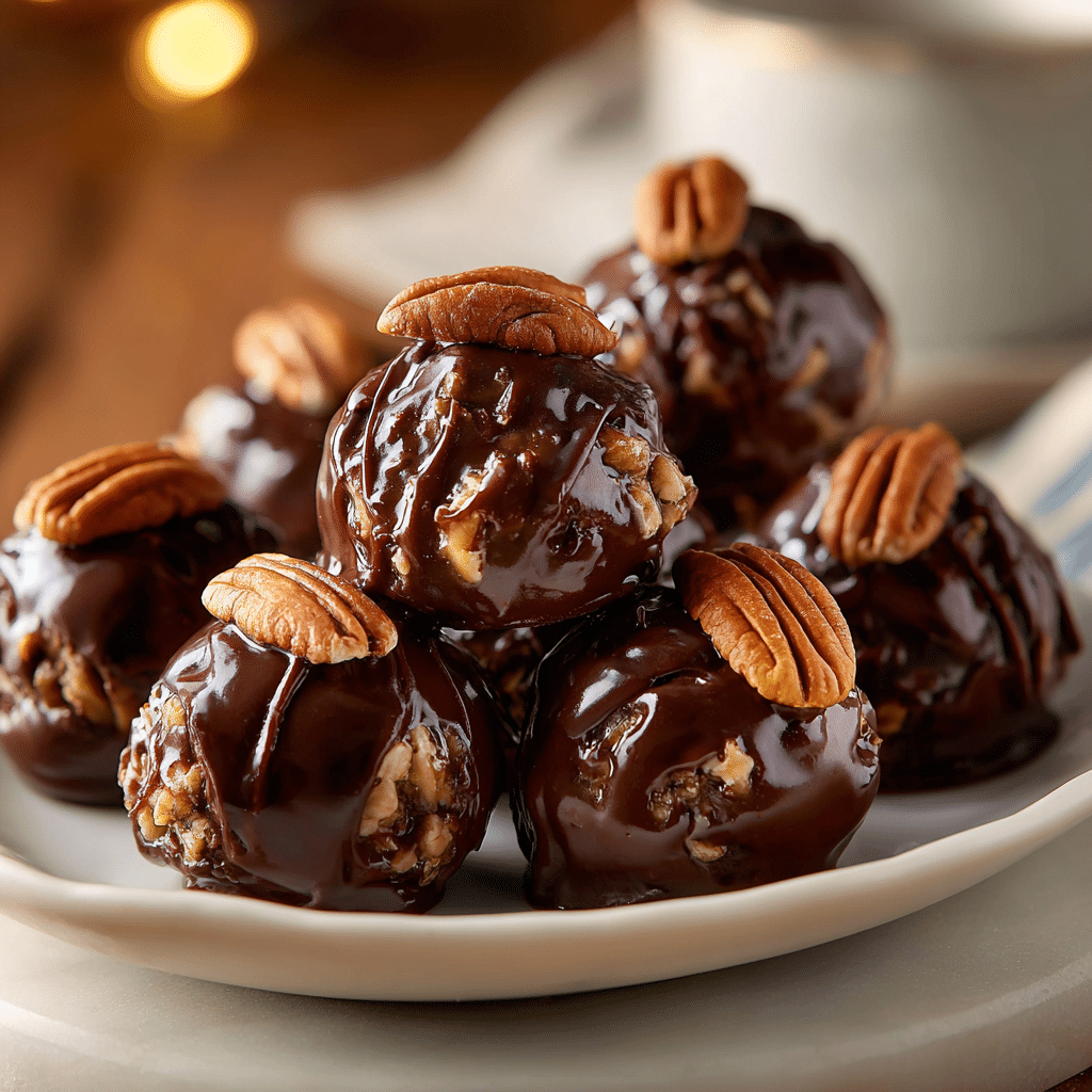 No Bake Pecan Pie Balls – Easy, Creamy & Irresistibly Delicious 5 Delicious No Bake Pecan Pie Balls ready to enjoy as a sweet treat.