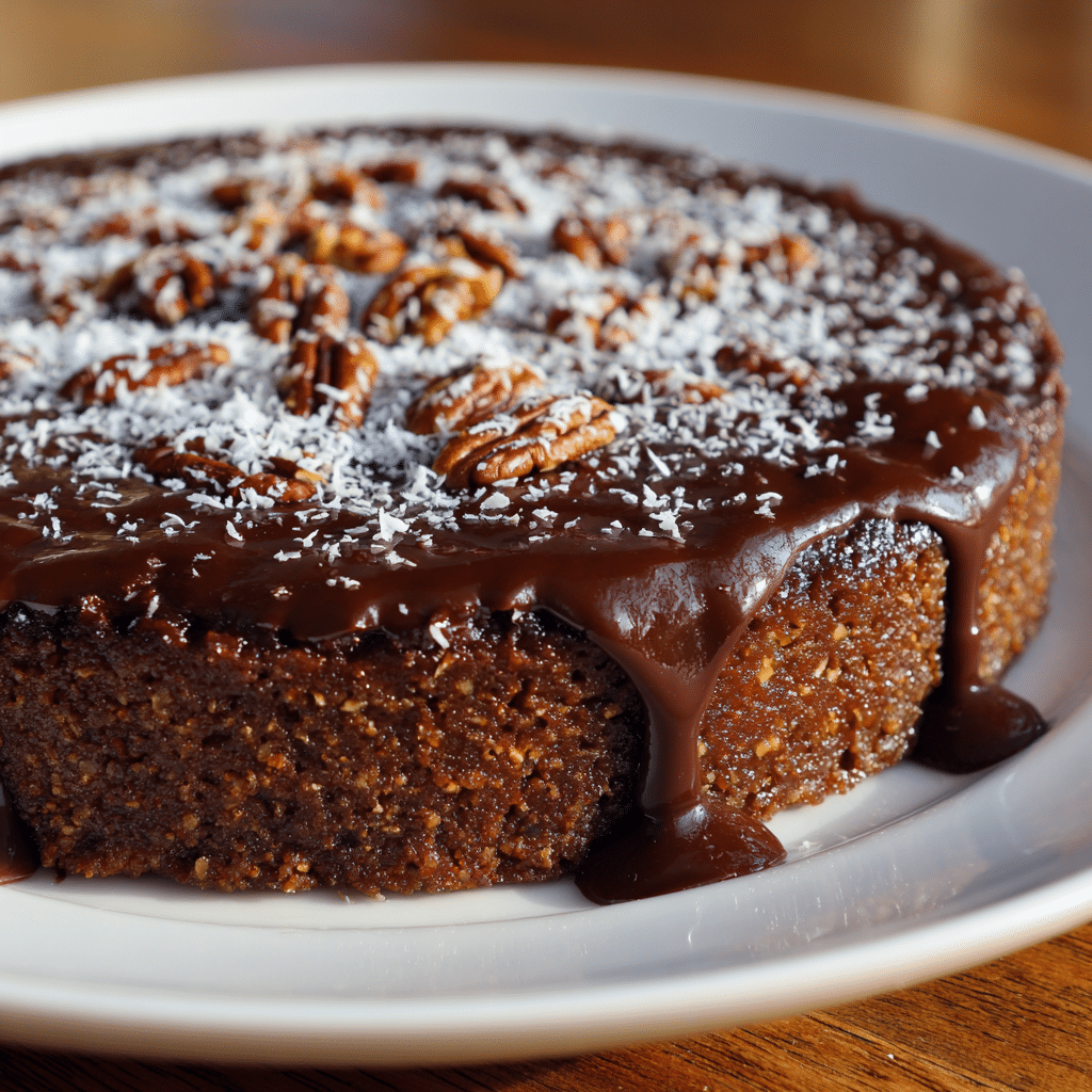 Paleo Chocolate Cake: A Decadent and Guilt-Free Dessert 6 Delicious Paleo Chocolate Cake served on a plate with chocolate drizzle