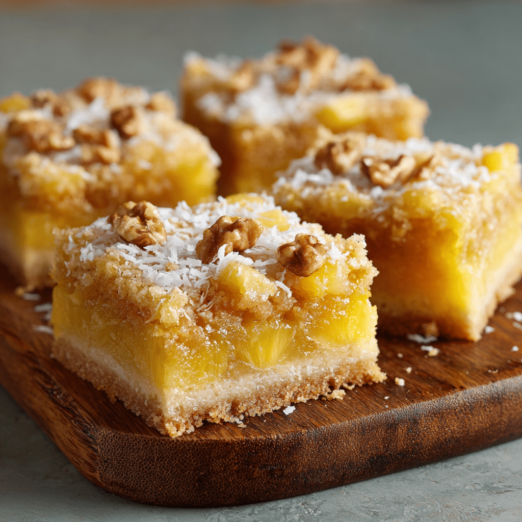 Pineapple Bliss Bars – Easy Tropical Dessert with Coconut & Pineapple 6 Pineapple Bliss Bars