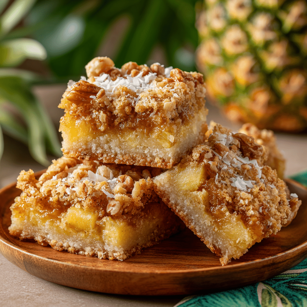 Pineapple Bliss Bars – Easy Tropical Dessert with Coconut & Pineapple 5 Pineapple Bliss Bars
