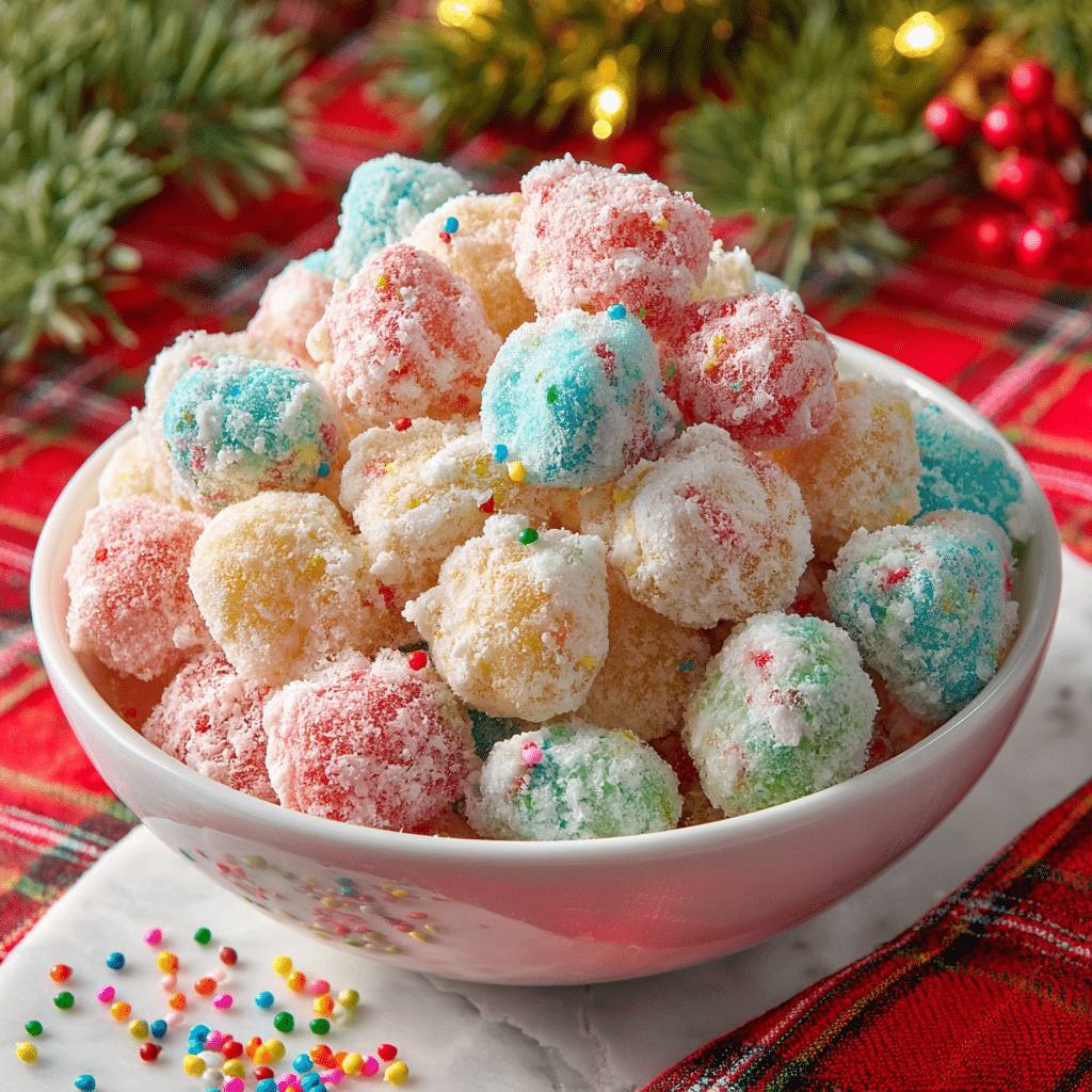Home Page 1 A playful treat labeled Snowman Poop, perfect for holiday fun.
