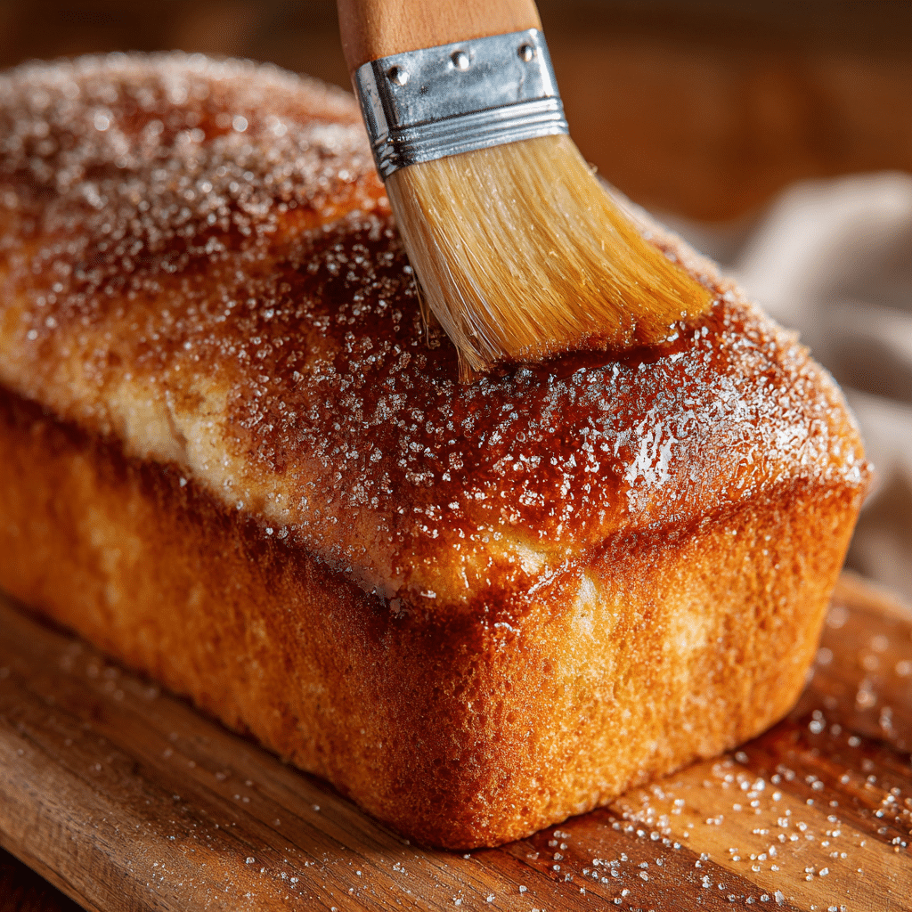 Irresistibly Delicious Sourdough Apple Cider Donut Quick Bread 6 Sourdough apple cider donut quick bread on a wooden table