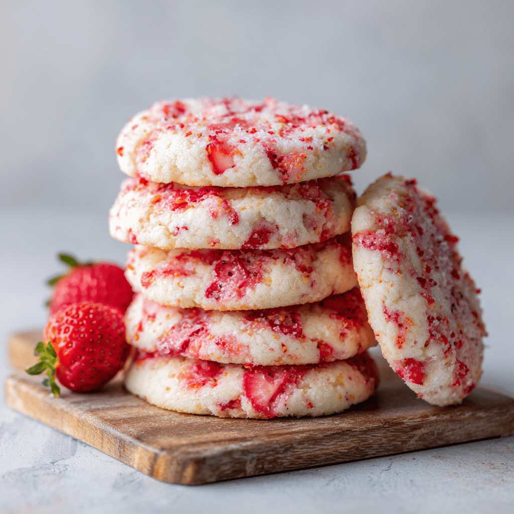 Home Page 7 Delicious Strawberry Cheesecake Cookies with cream cheese and fresh strawberries