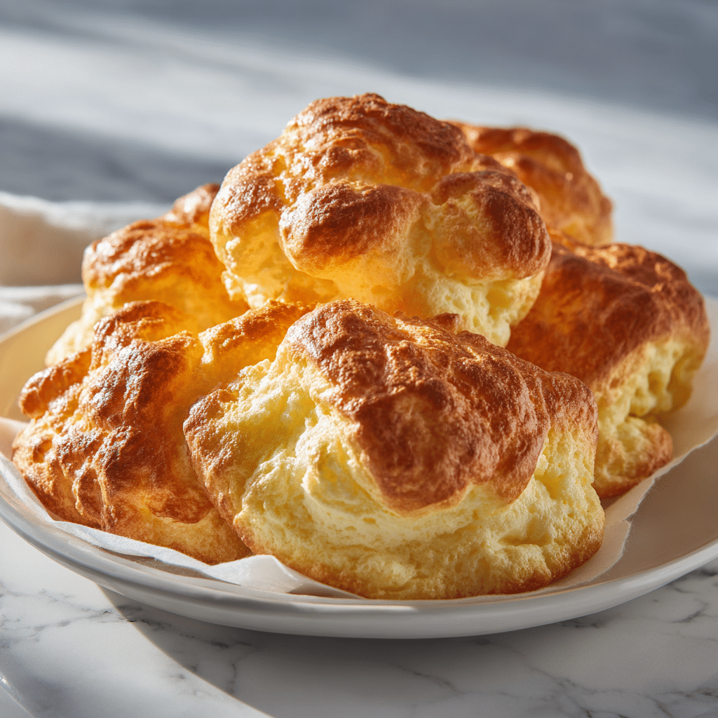 Fluffy, homemade cloud bread inspired by TikTok trends.