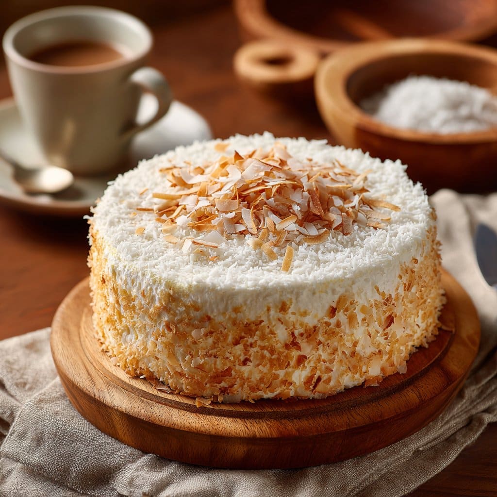 Coconut Cake: Lower Calorie Higher Protein Dessert