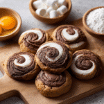 Chocolate Marshmallow Swirl Cookies – Easy Chewy Cookie Recipe 7 Chocolate Marshmallow Swirl Cookies with gooey marshmallows and rich chocolate