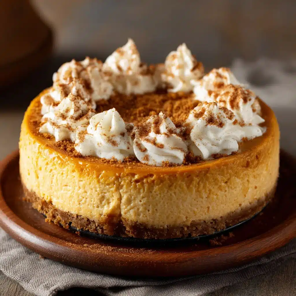 High Protein Cottage Cheese Pumpkin Cheesecake 4 High protein cottage cheese pumpkin cheesecake topped with whipped cream and spices