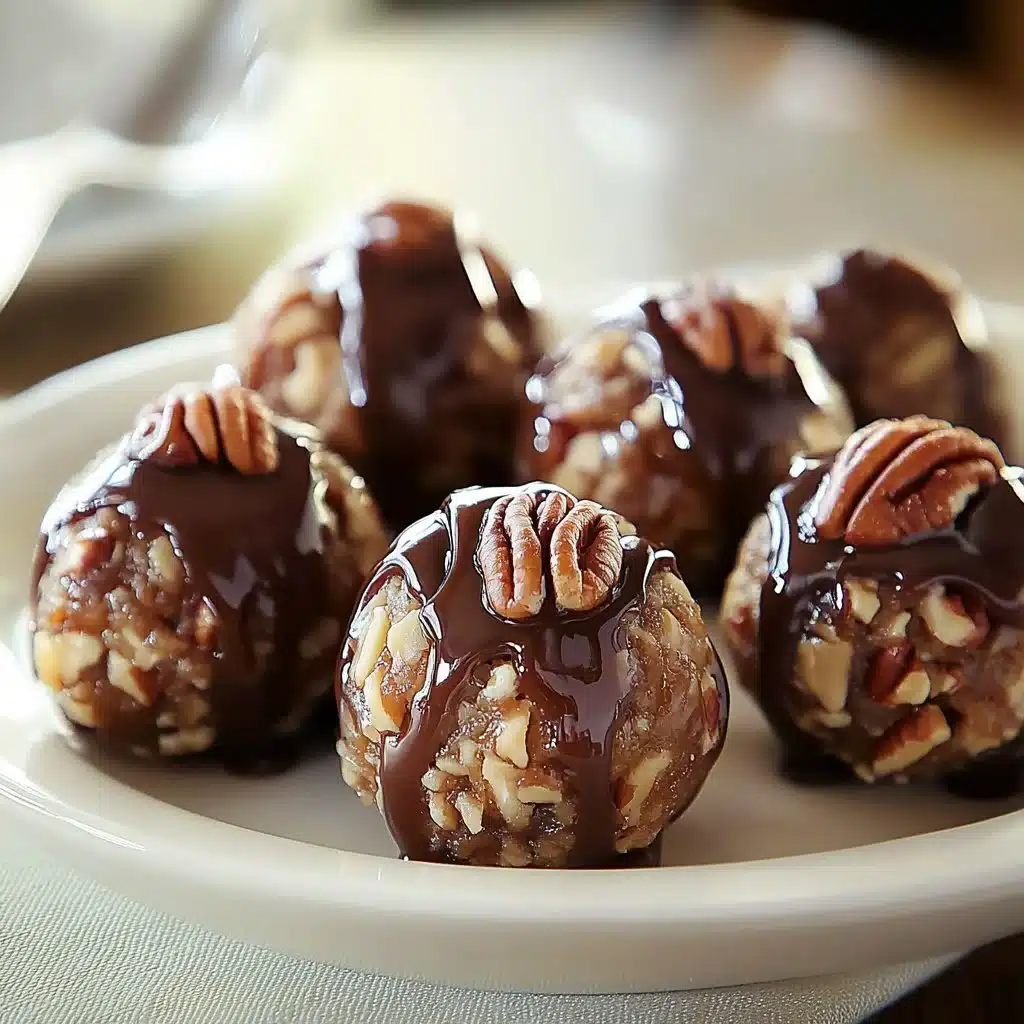 No Bake Pecan Pie Balls – Easy, Creamy & Irresistibly Delicious 12 Delicious No Bake Pecan Pie Balls ready to enjoy as a sweet treat.