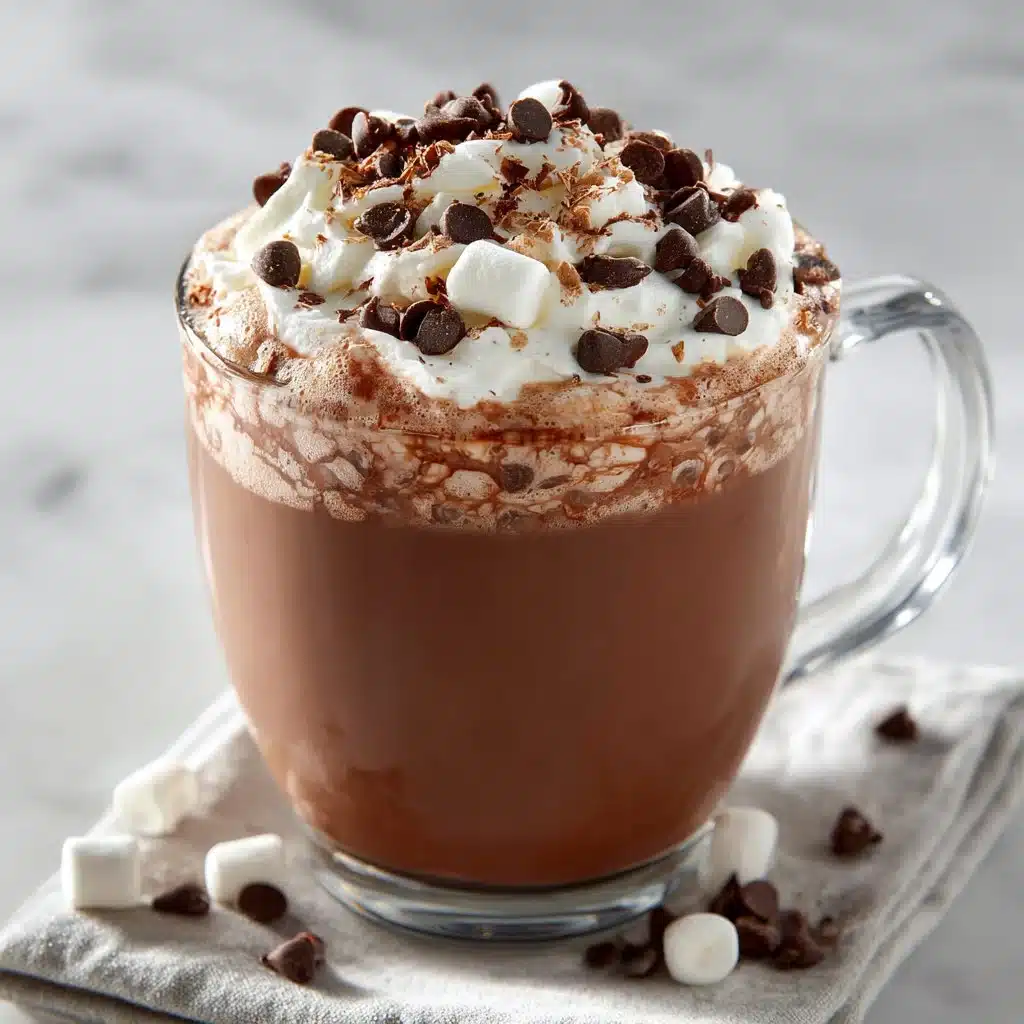 Slow Cooker Hot Chocolate Recipe for Cozy Winter Nights 4 Delicious slow cooker hot chocolate in a cozy mug with whipped cream on top