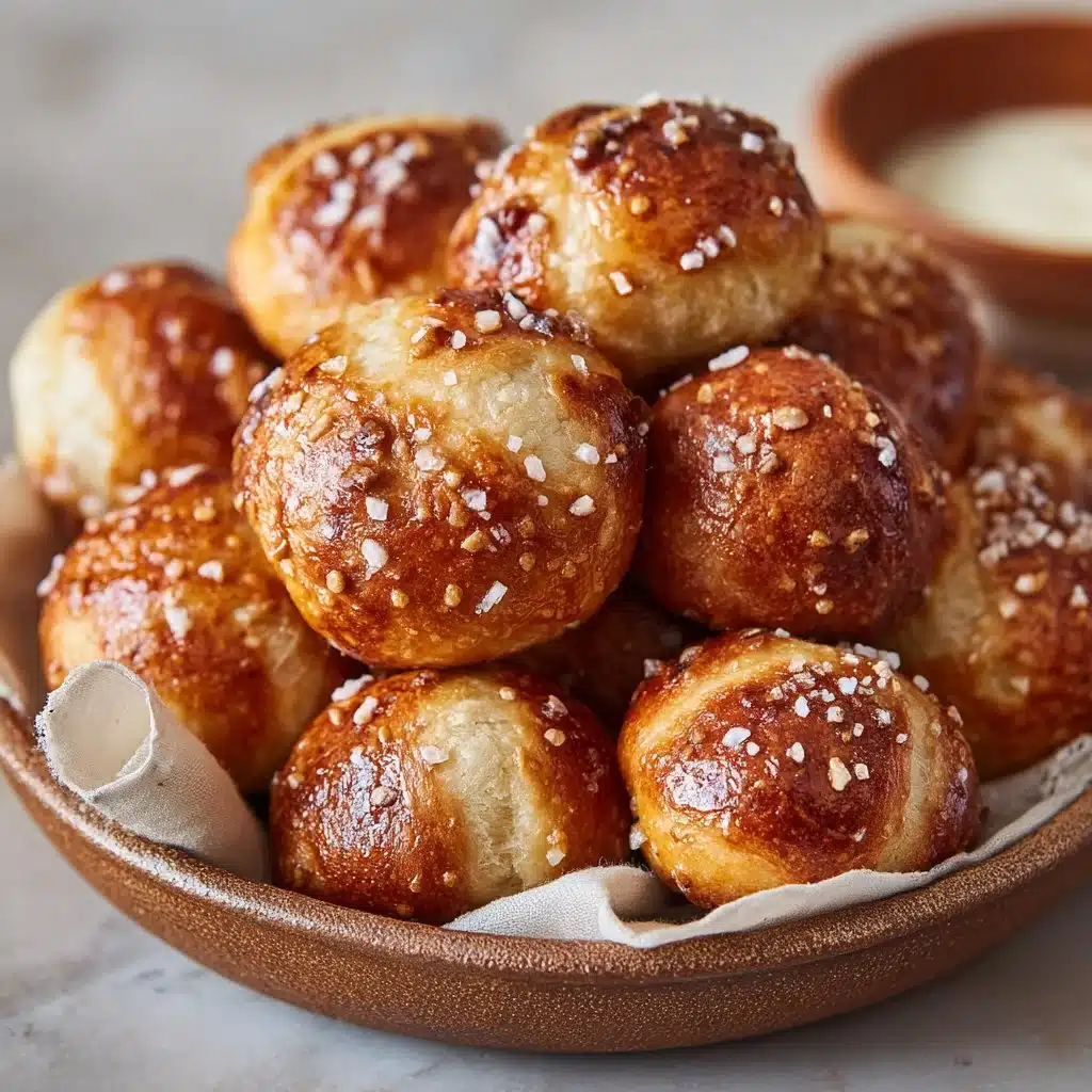 Delightful Sourdough Discard Pretzel Bites That Everyone Will Love 5 Freshly baked sourdough pretzel bites with a golden brown crust