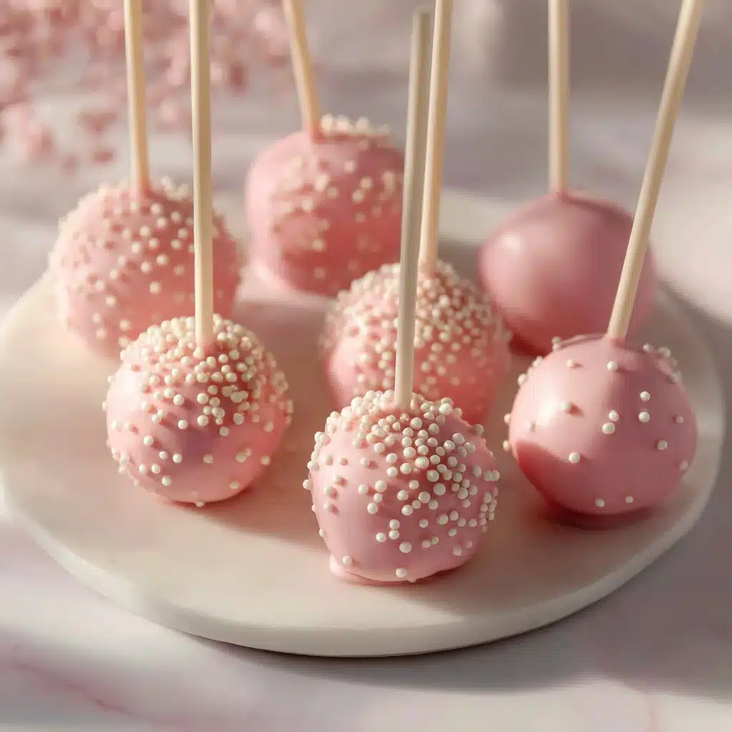 Starbucks Copycat Birthday Cake Pops 4 Starbucks copycat birthday cake pops decorated in colorful sprinkles