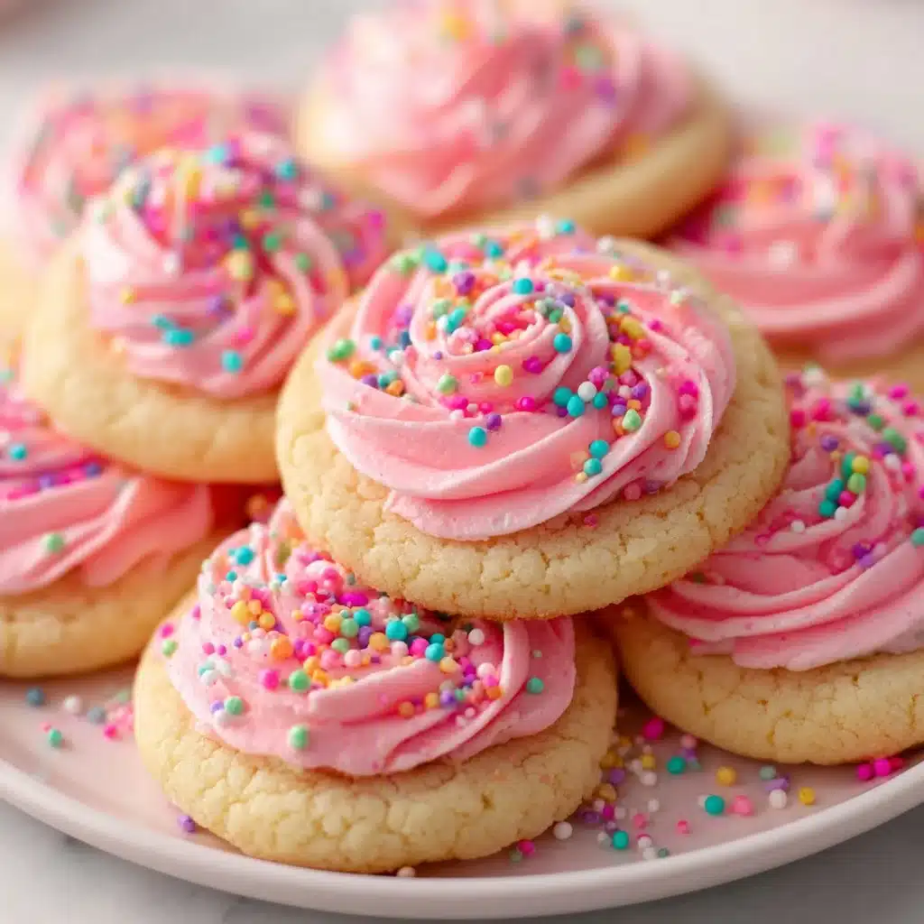 Easy Sugar Cookie Cups: Adorable, Fun & Perfect for Any Celebration 7 Delicious sugar cookie cups filled with frosting and sprinkles